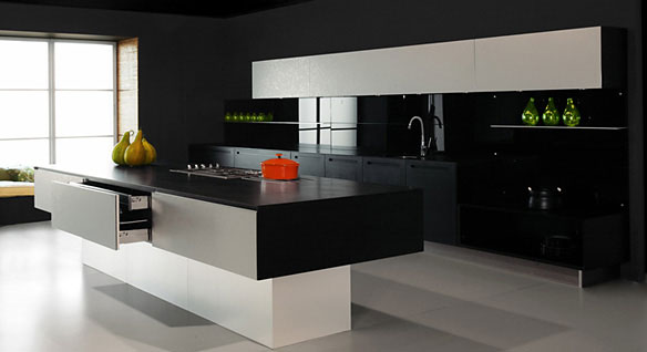 Mastic Man Domestic Job - Modern Kitchen in Luxury Mansion 